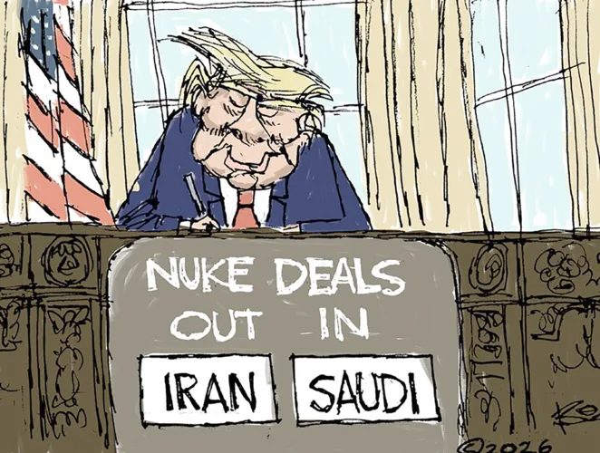 Editorial cartoon for July 24, 2026